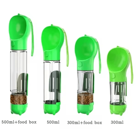 3-in-1 Portable Dog Water & Food Bottle