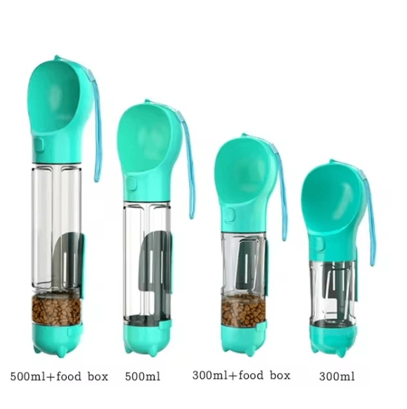 3-in-1 Portable Dog Water & Food Bottle