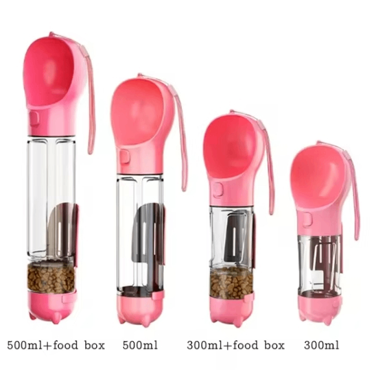 3-in-1 Portable Dog Water & Food Bottle